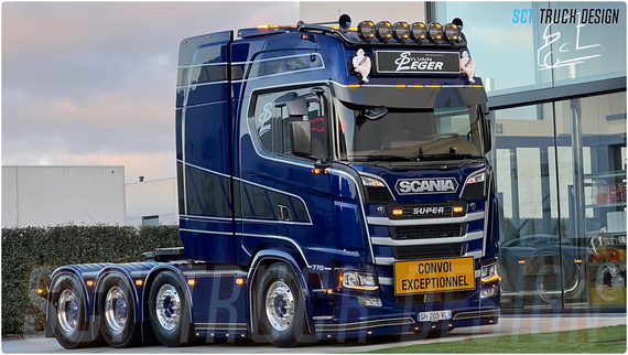 Sylvain Leger - Scania S770 8x4 Convoi Exceptionnel