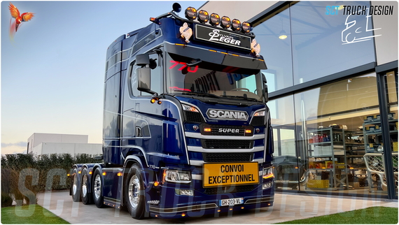 Sylvain Leger - Scania S770 8x4 Convoi Exceptionnel