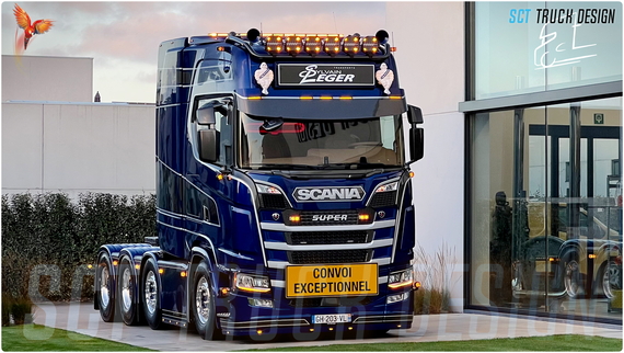Sylvain Leger - Scania S770 8x4 Convoi Exceptionnel