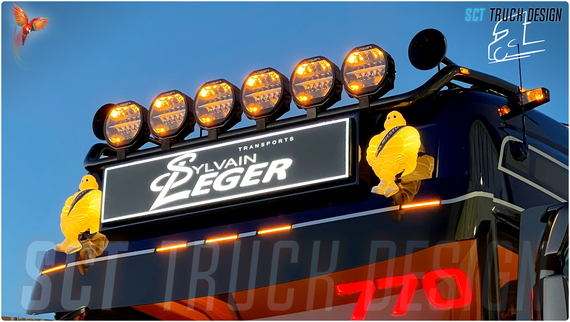 Sylvain Leger - Scania S770 8x4 Convoi Exceptionnel