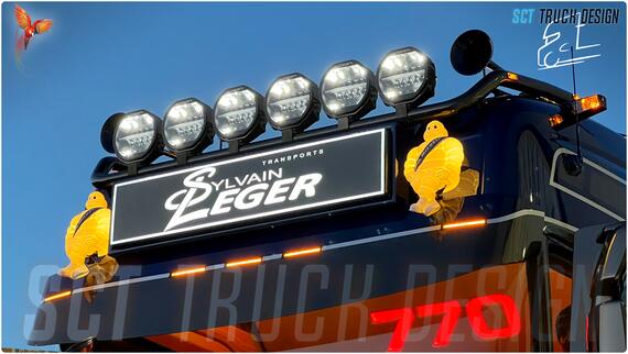Sylvain Leger - Scania S770 8x4 Convoi Exceptionnel